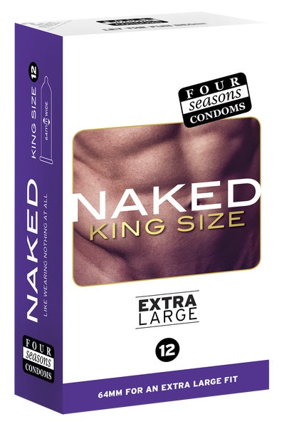 NAKED CONDOMS KING SIZE 12 PACK